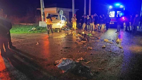 Bursa'da Trafik Kazası Meydana Geldi
