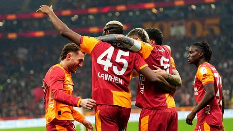 Galatasaray 22. Haftada 55 Puan ve Gol Attı