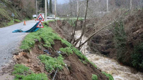 Aydın'da Sel ve Heyelan Olayları