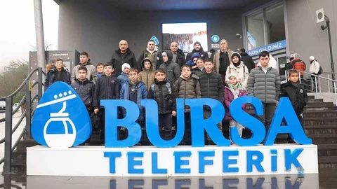 Osmangazi'de Çocuklara Kayak Eğitimi