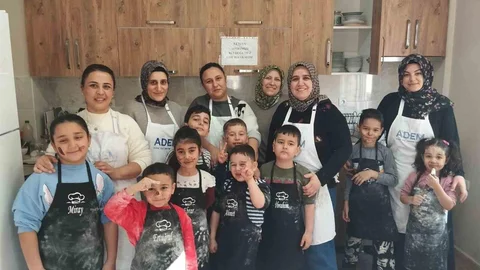 Köşk'te Anne-Çocuk Mutfak Atölyesi Düzenlendi