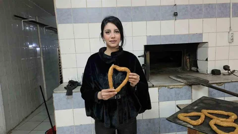 Edirne'de Kalpli Simit Üretimi