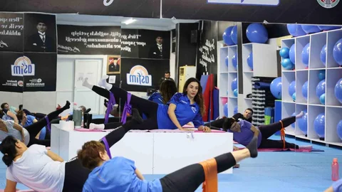 Antalya'da Ücretsiz Spor Kurslarına Yoğun İlgi