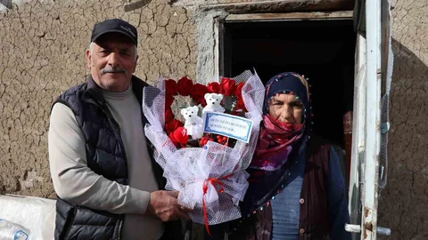 Sevgililer Günü'nde Erzurum'da Sürpriz
