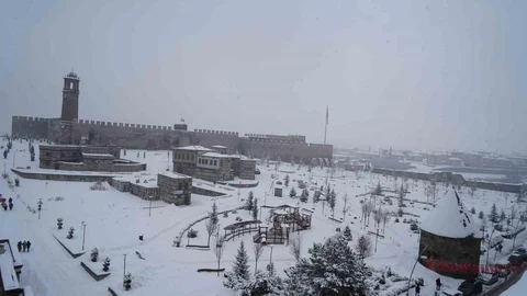 Erzurum'da Karla Karışık Yağış Bekleniyor