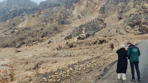 Adıyaman'da Heyelan İncelemesi Devam Ediyor