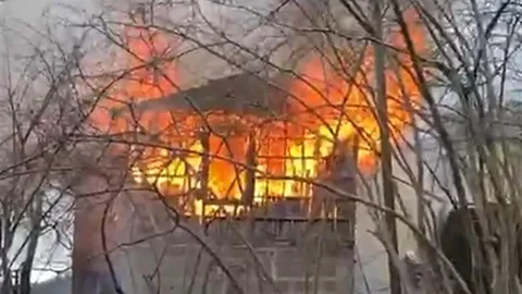 Giresun’da Köy Evi Yangını