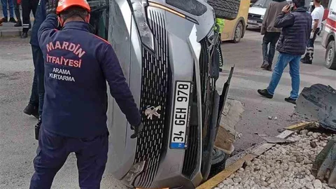 Mardin'de Devrilen Cip Kazası