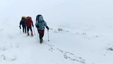 Süphan Dağı Tırmanışı Hava Koşullarından Etkilendi