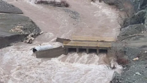 Adıyaman'da Sağanak Yağış Etkili Oldu