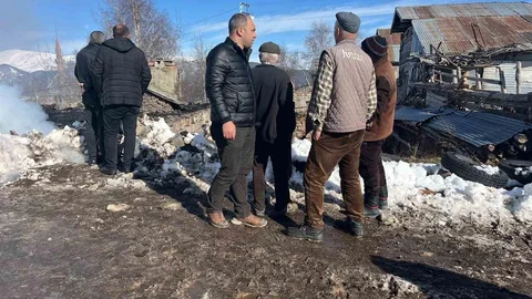 Çamyazı Köyü'nde Yangın Paniği
