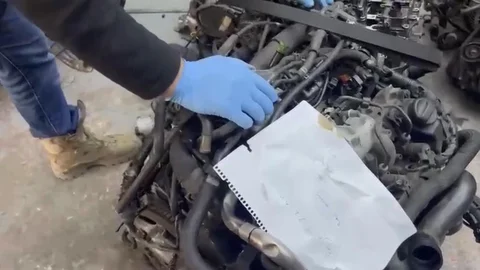 Samsun'da Kaçak Otomobil Motoru Ele Geçirildi