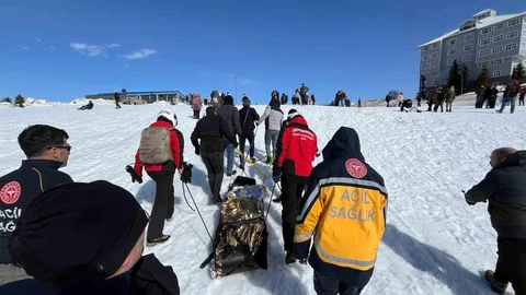 Uludağ'da Kızak Faciası Yaşandı