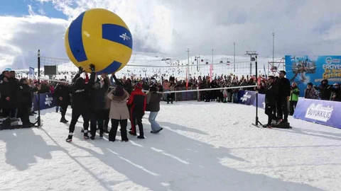 Erciyes'te Ziyaretçi Rekoru Kırıldı