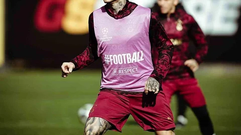 Galatasaray Juventus Maçı Hazırlıklarını Sürdürüyor