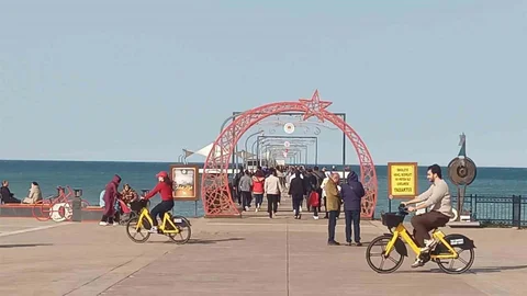 Samsun'da Yalancı Bahar Keyfi