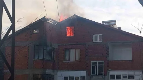 Zonguldak'ta Yangın Paniği Yaşandı