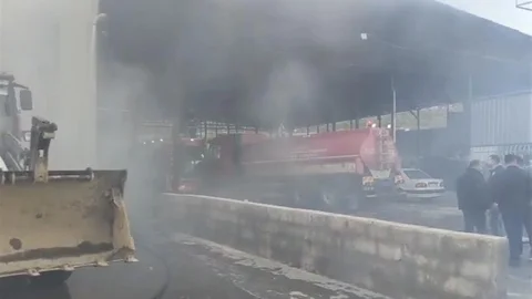 Gaziantep'te Biber Fabrikasında Yangın