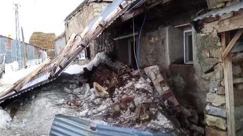 Erzincan'da Fırtına Etkili Oldu