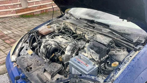 Alanya'da Park Halindeki Araç Yandı