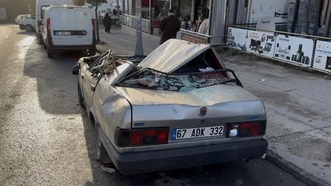 Esenyurt'ta Fırtına Sonrası Hasar İfadeleri