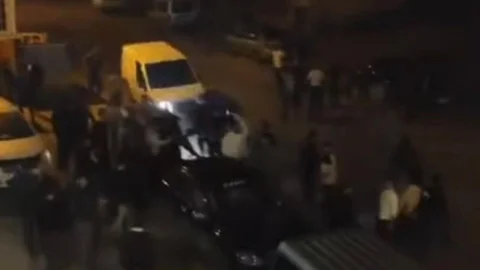 Gaziantep'te Kavga Ortamında Araç Ezdi