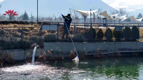 Kayseri'de Millet Bahçesi Temizlik Seferberliği