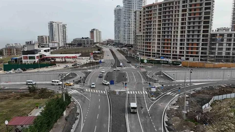 Samsun'da Yeni Bulvar Traffikte Açıldı