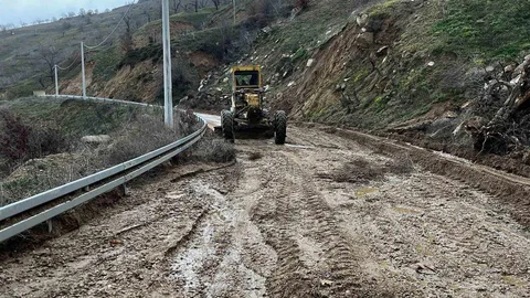 Aydın'da Heyelanlarla Mücadele Devam Ediyor