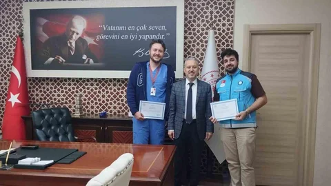 Düzce'de Çocuk Acil Doktorlarına Teşekkür