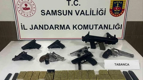 Samsun'da Cephanelik Bulundu