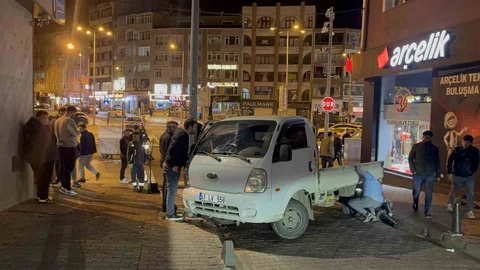 Çalıntı Araçla Yakıt Alırken Kaza