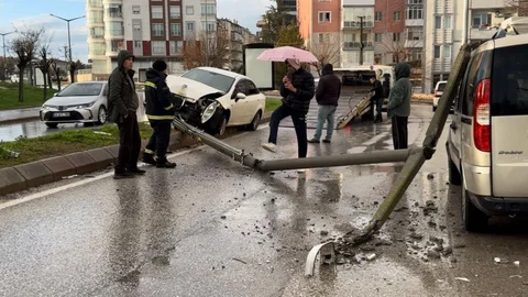 Edirne'de Alkollü Sürücü Kazaya Neden Oldu