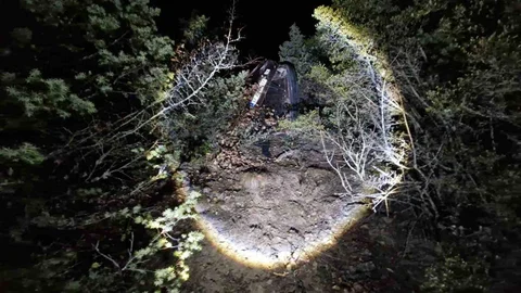 Kastamonu'da Otomobil Uçuruma Düştü