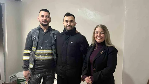 Bebeği Üşümesin Diye Taşındığı Evi Yandı