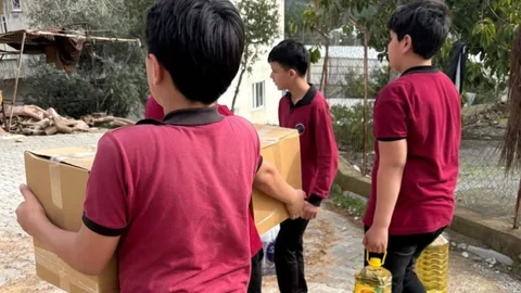 Tekmen Ortaokulu'ndan Sosyal Sorumluluk Projesi