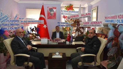 Elazığ'da Başkan Dumandağ Ziyaretlerde Bulundu