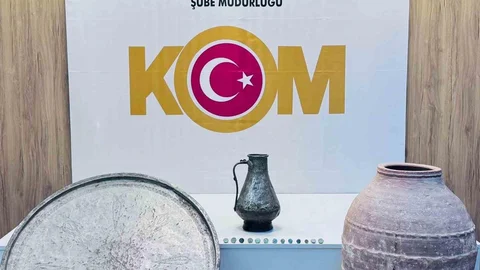 Samsun'da Tarihi Eserler Ele Geçirildi