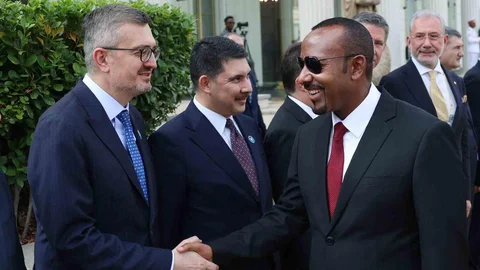 Cumhurbaşkanı Erdoğan Addis Ababa'da Karşılandı