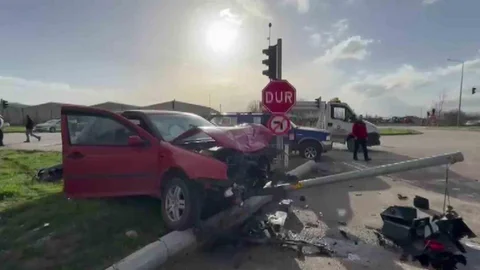Amasya'da Trafik Kazası Oldu