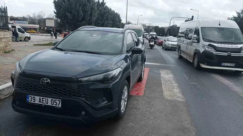 Babaeski'de Elektrikli Bisiklet Kazası