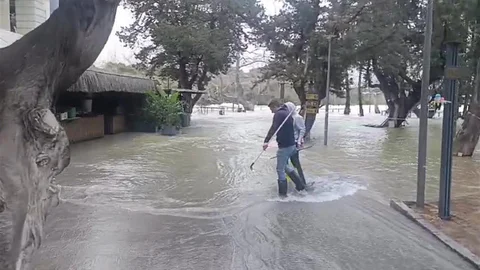 Manavgat Irmağı'nda Su Seviyesi Yükseldi