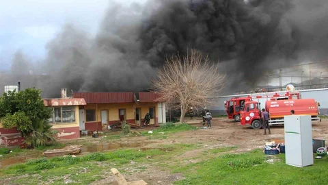 Antalya Kumluca'da Fırın Yangını