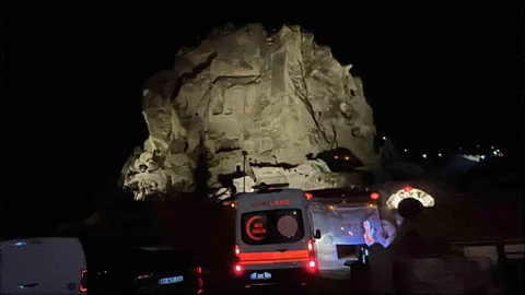 Uçhisar Kalesi'nde Hayat Kurtaran Dayanışma