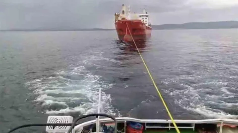 Çanakkale Boğazı'nda Gemi Arızası