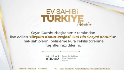 8 Bin 190 Konut İçin Kura Çekiliyor