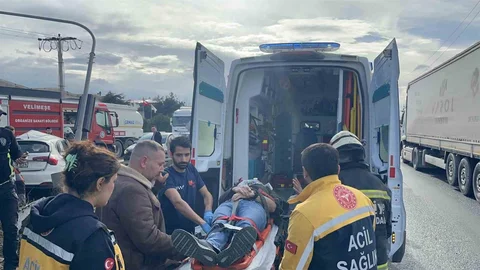 Tekirdağ’da Kırmızı Işık İhlali Kazaya Neden Oldu