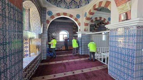 Ardahan'da Camilerde Temizlik Çalışması