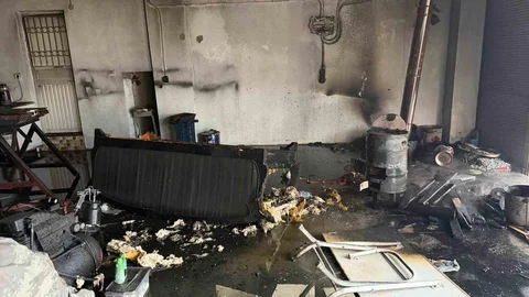 Osmaniye'de Isıtıcı Yangına Sebep Oldu