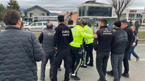 Bolu'da Trafik Kazası ve Arbede